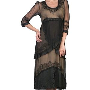 Nataya black lace dress NWT no flaws